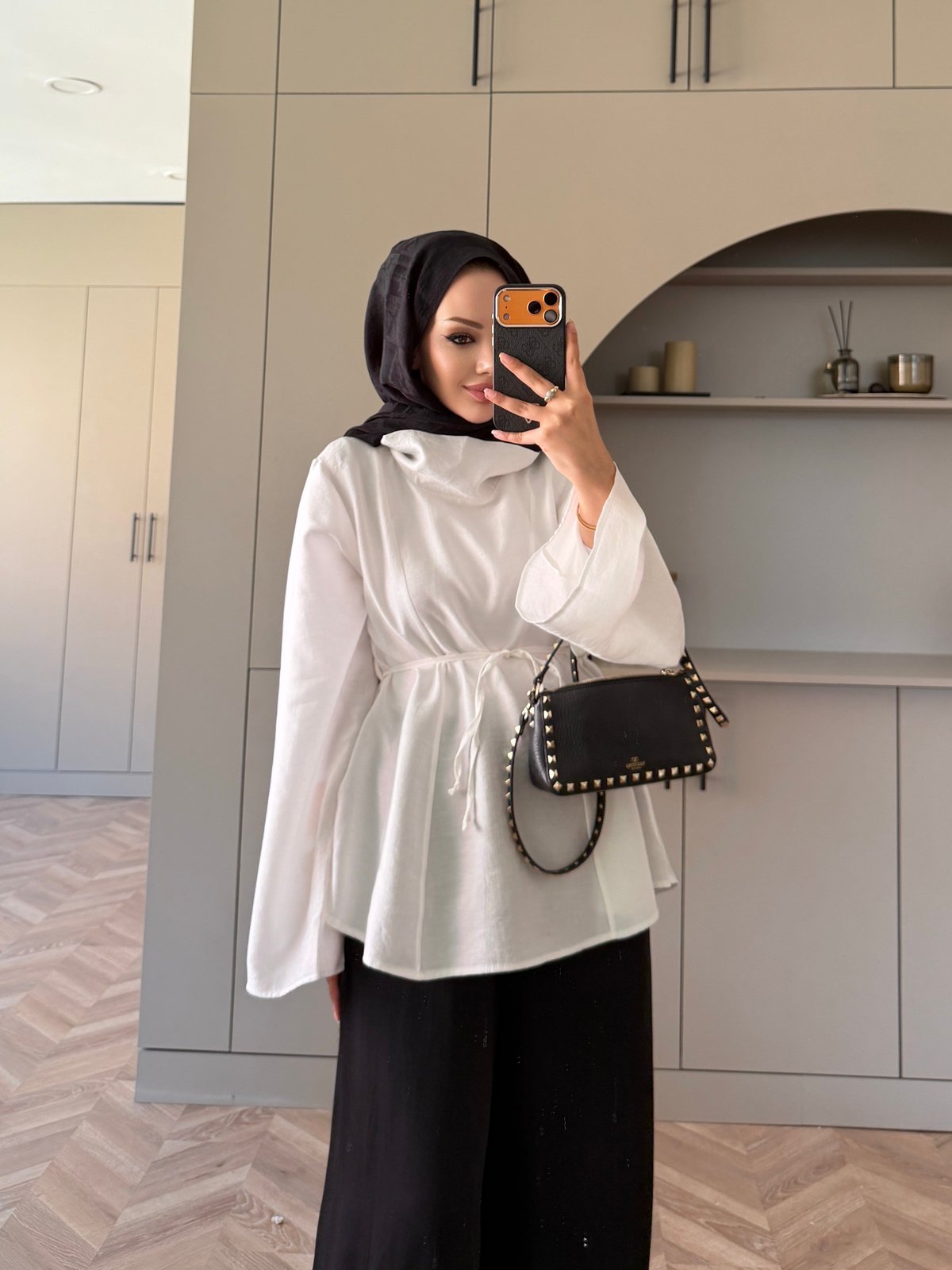 Wear GenişYaka Bluz Ekru (5556)