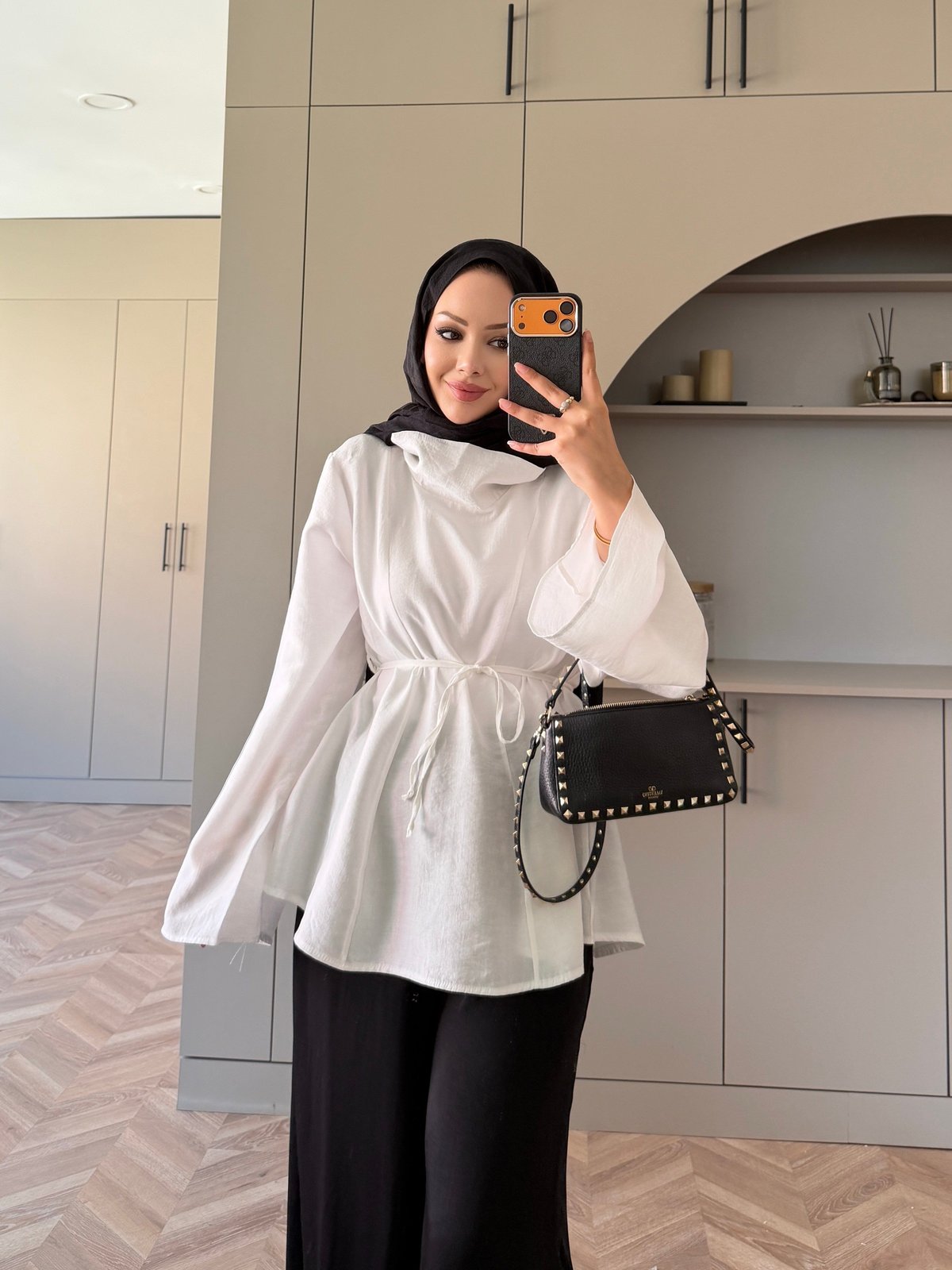 Wear GenişYaka Bluz Ekru (5556)