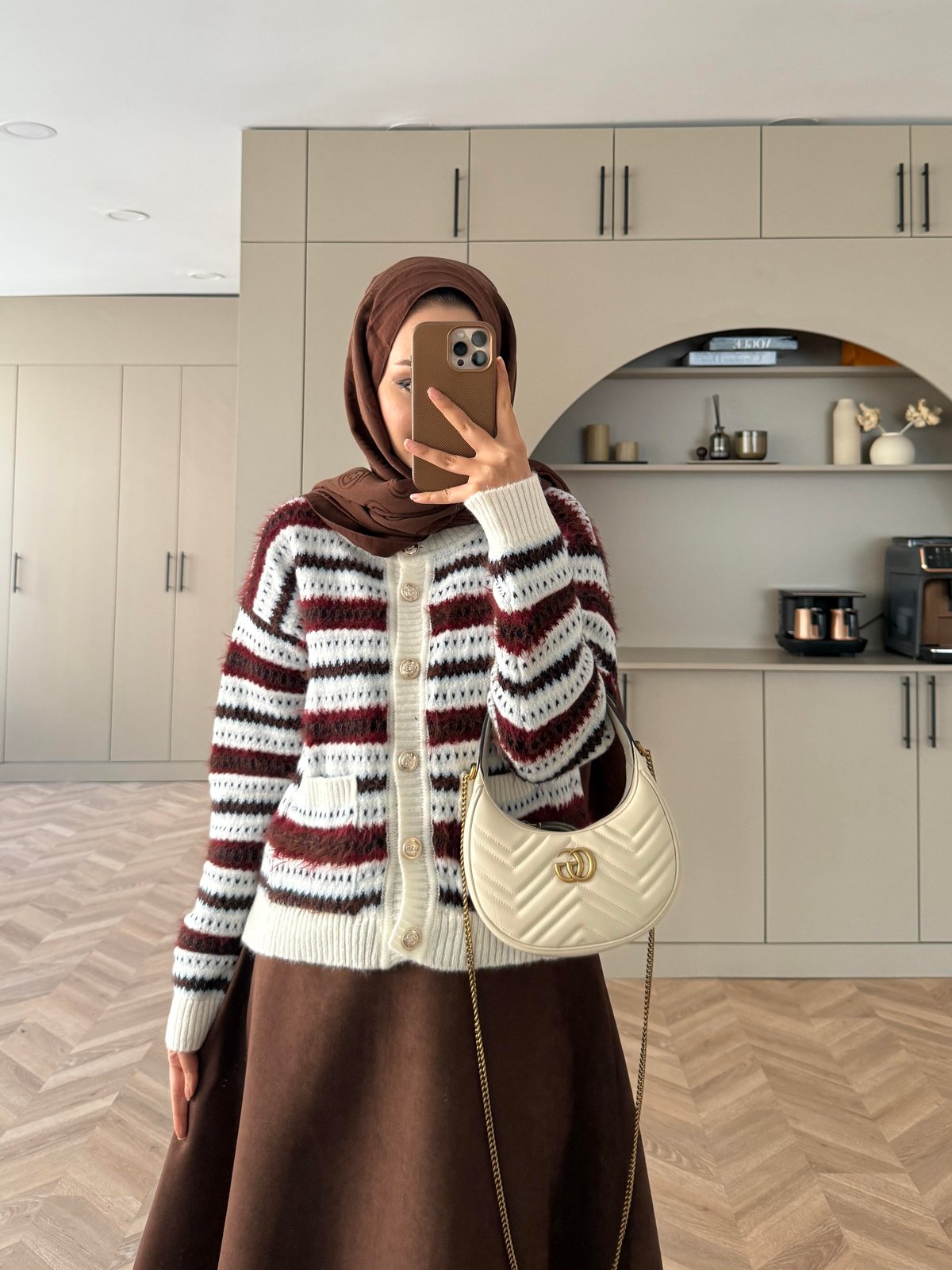 Yumuşak Örgü Hırka Bordo