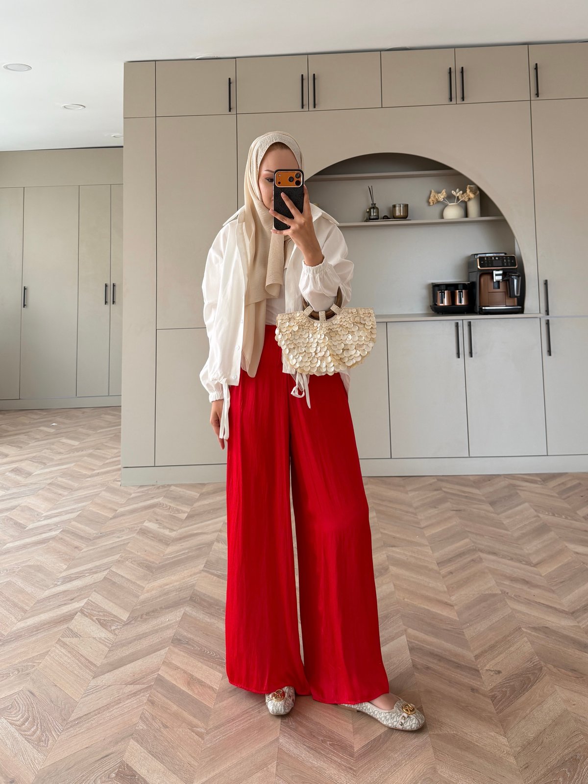 Zra Model Salaş Pantolon Kırmızı 