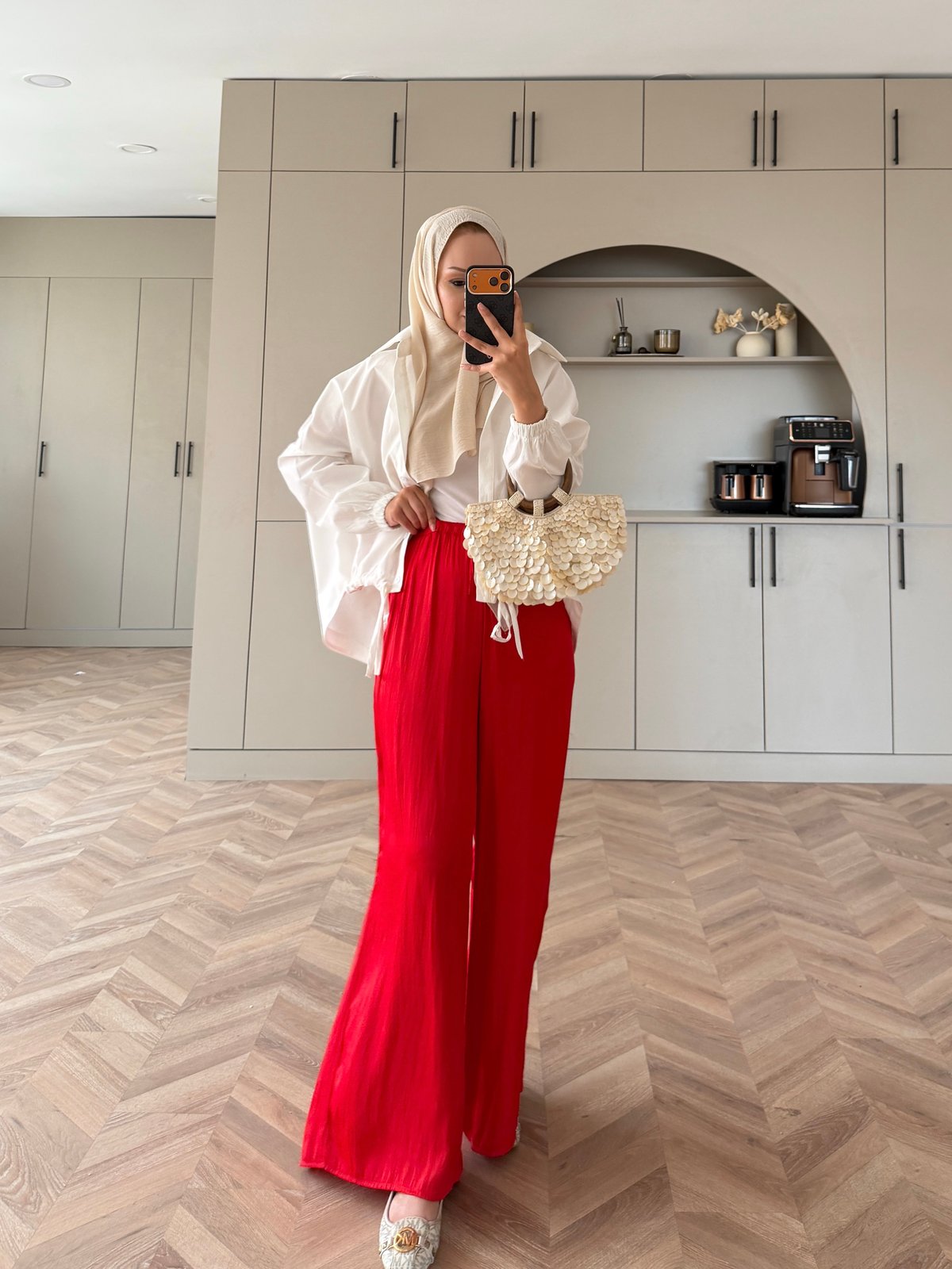Zra Model Salaş Pantolon Kırmızı 