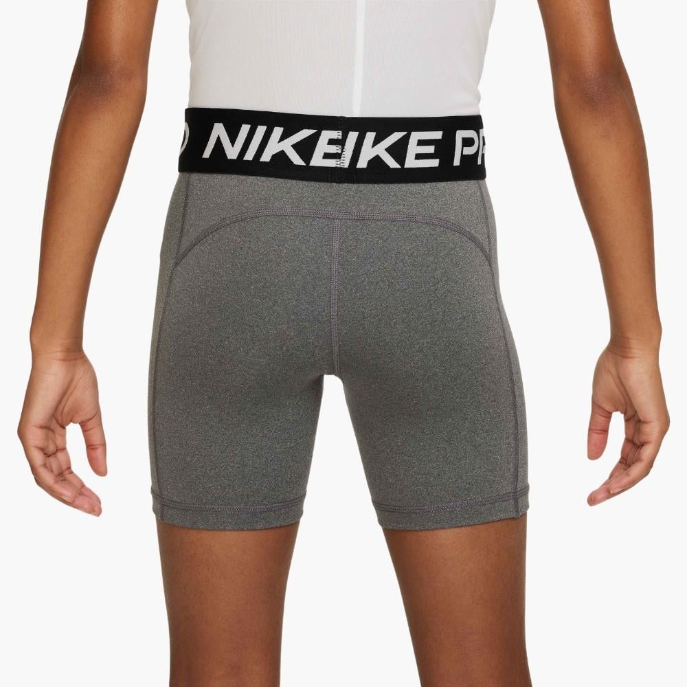 Nike Dri-FIT Genç Kız Şortu 13 cm - Gri