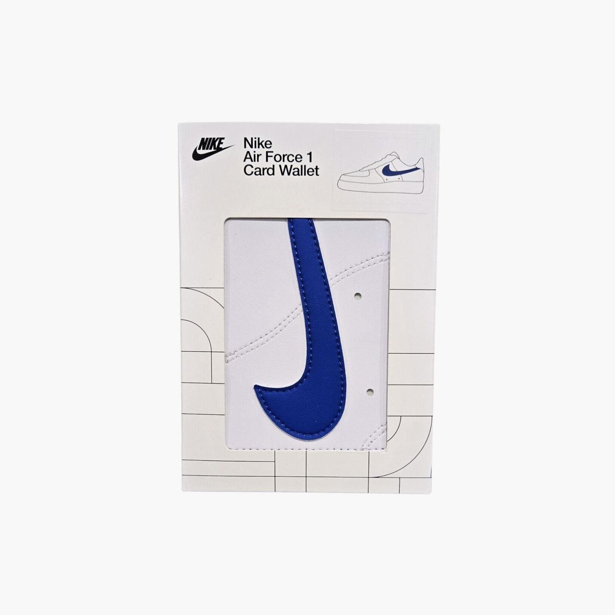 Nike Icon Air Force 1 Unisex Cüzdan - Beyaz/Mavi