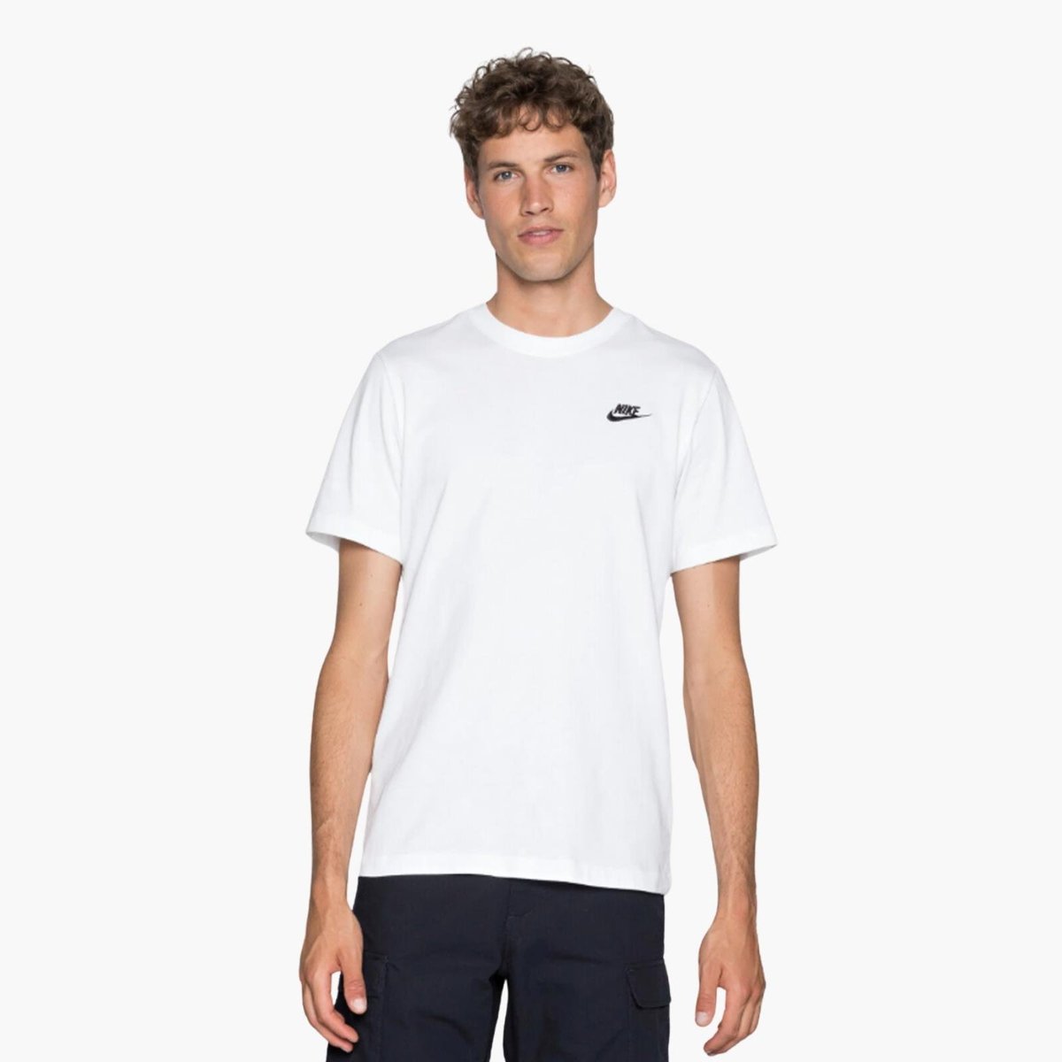 Nike Nsw Club Günlük Stil Tişört - Beyaz