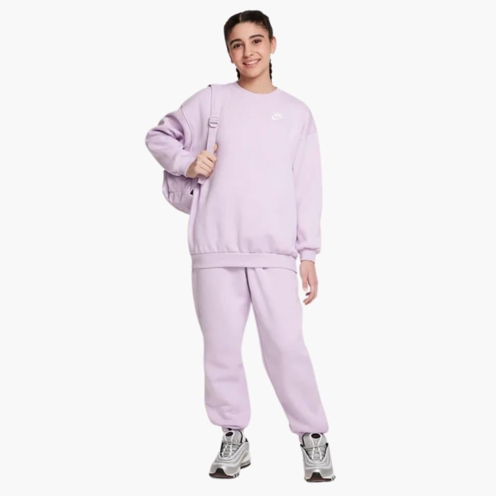 Nike Sportswear Club Fleece Genç Çocuk Sweatshirt - Lila