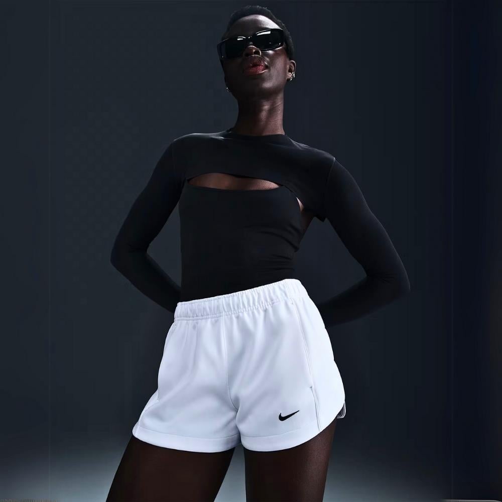 Nike Sportswear Windrunner Normal Belli Şort 5cm - Beyaz