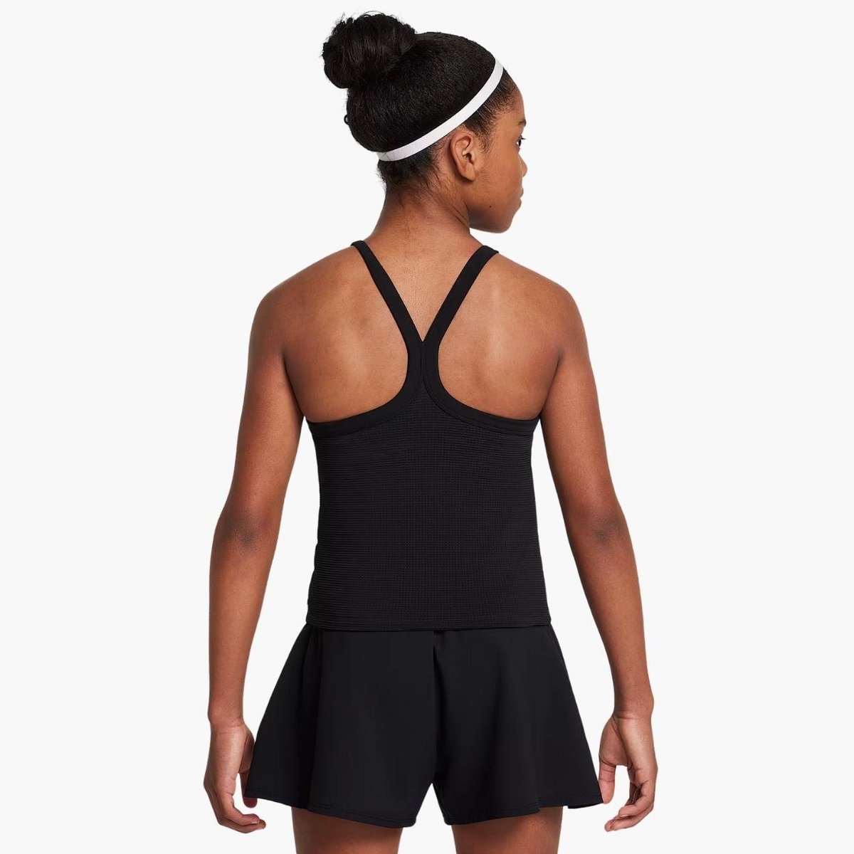 Nike Yüksek Yakalı Genç Kız Atleti - Siyah