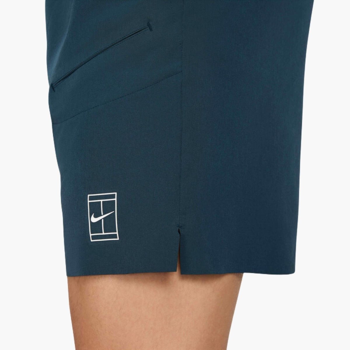 NikeCourt Advantage Dri-FIT 20 cm Tenis Şortu - Petrol