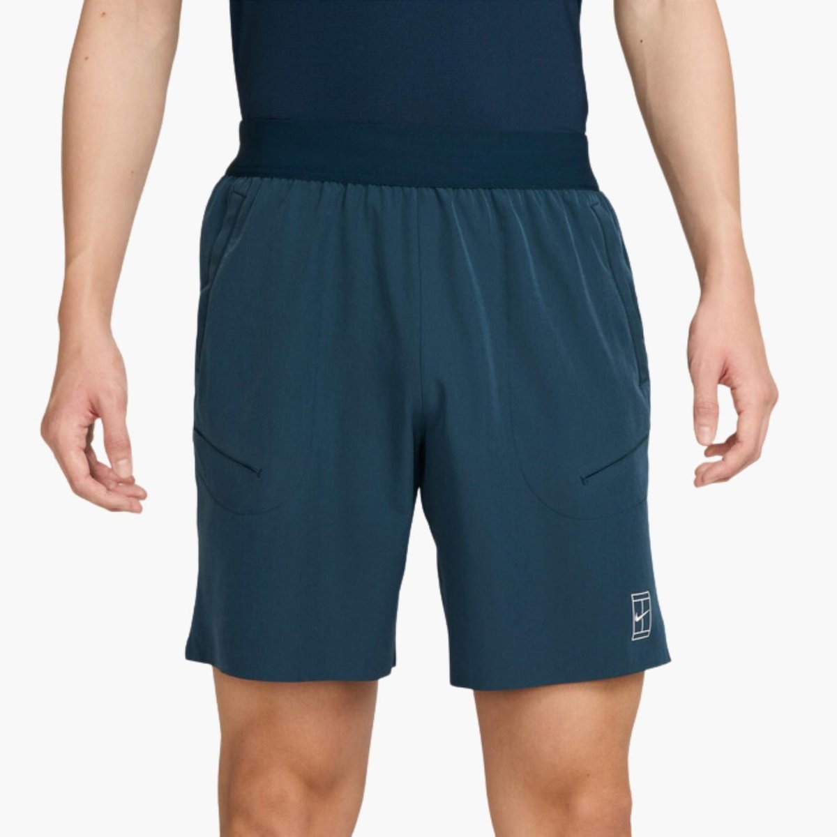 NikeCourt Advantage Dri-FIT 20 cm Tenis Şortu - Petrol