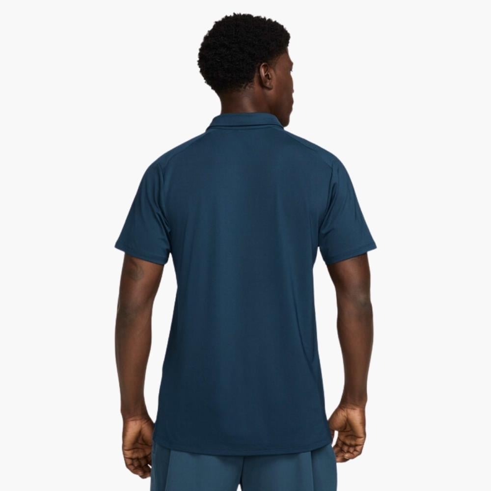 NikeCourt Advantage Dri-FIT Polo Yaka Tenis T-Shirt - Petrol