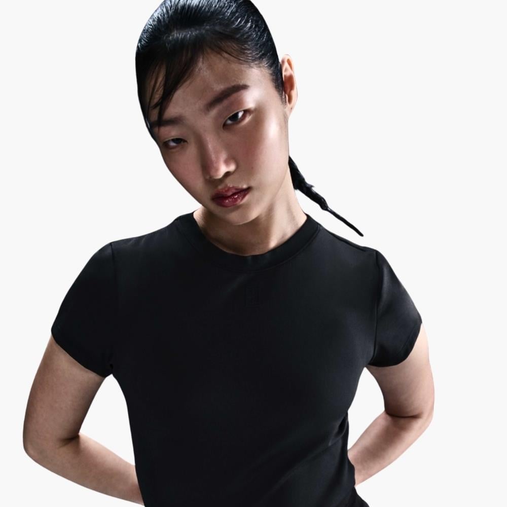 NikeCourt Advantage Dri-FIT Tenis T-Shirt - Siyah