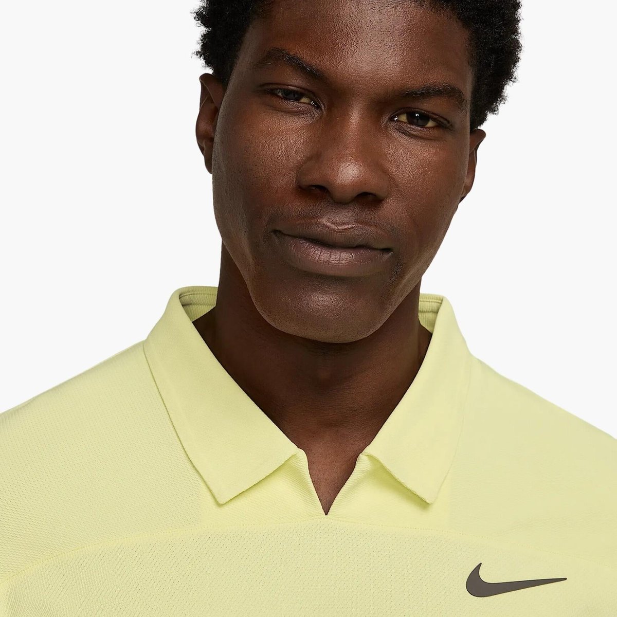 NikeCourt Slam Dri-FIT ADV Polo Yaka Tenis T-Shirt - Sarı