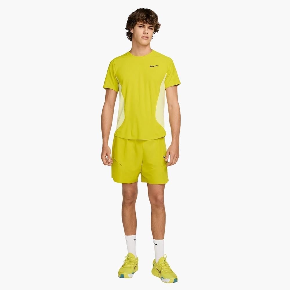 NikeCourt Slam Dri-FIT Tenis T-Shirt - Sarı
