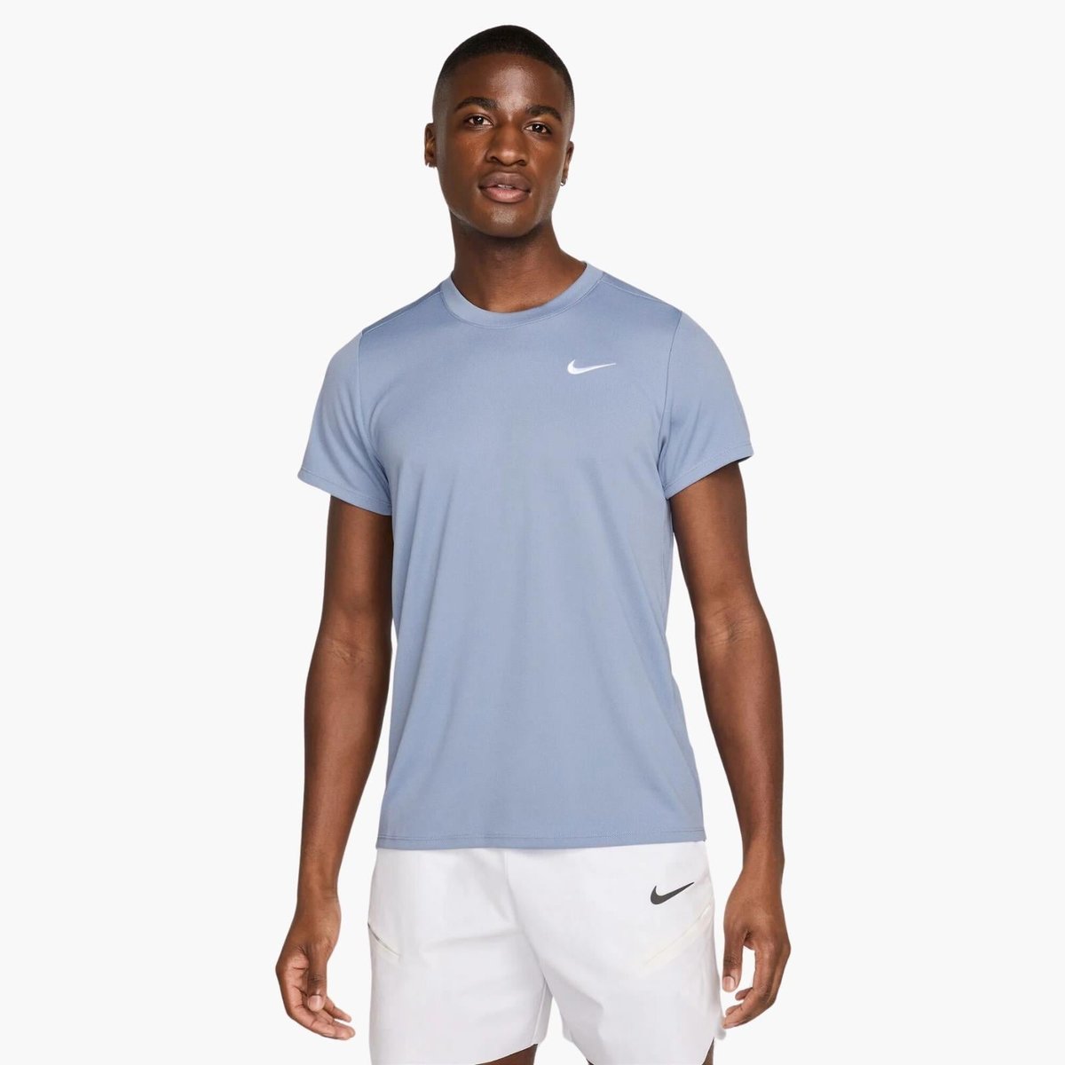NikeCourt Victory Dri-FIT Tenis T-Shirt - Açık Mavi