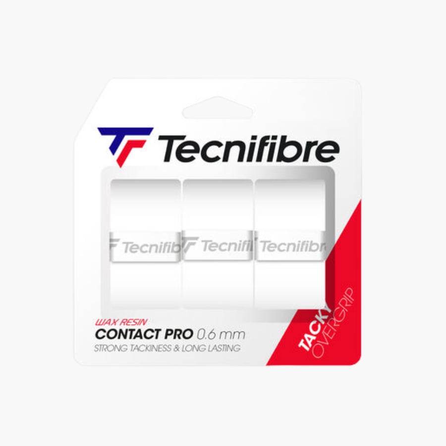 Tecnifibre Contact Pro Overgrip Unisex -Beyaz Raket Gribi
