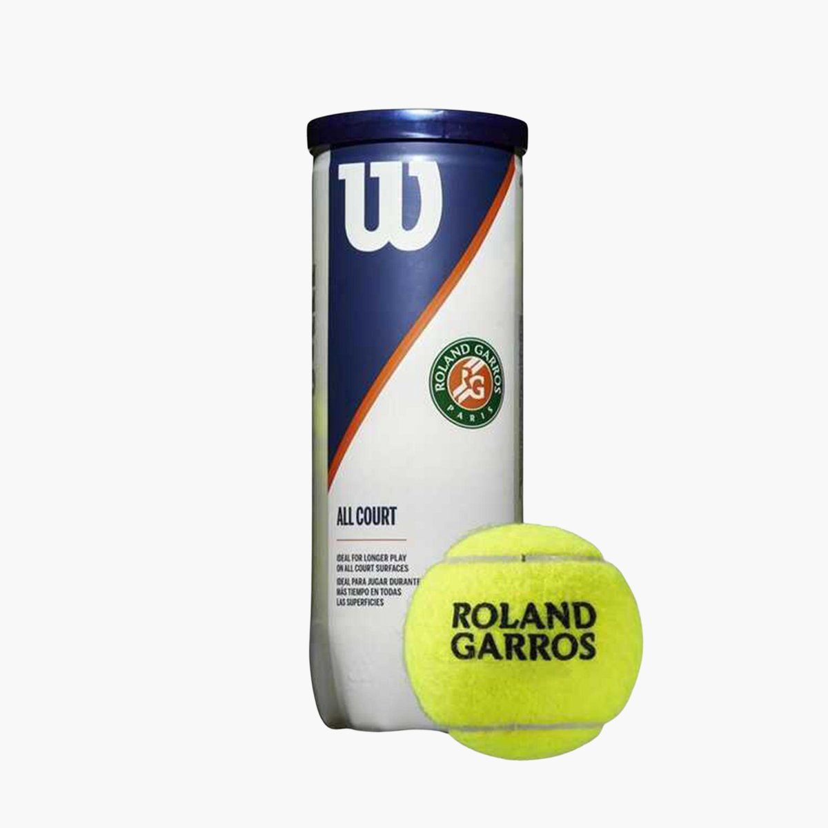 Wilson Tenis Topu Roland Garros 3'lü