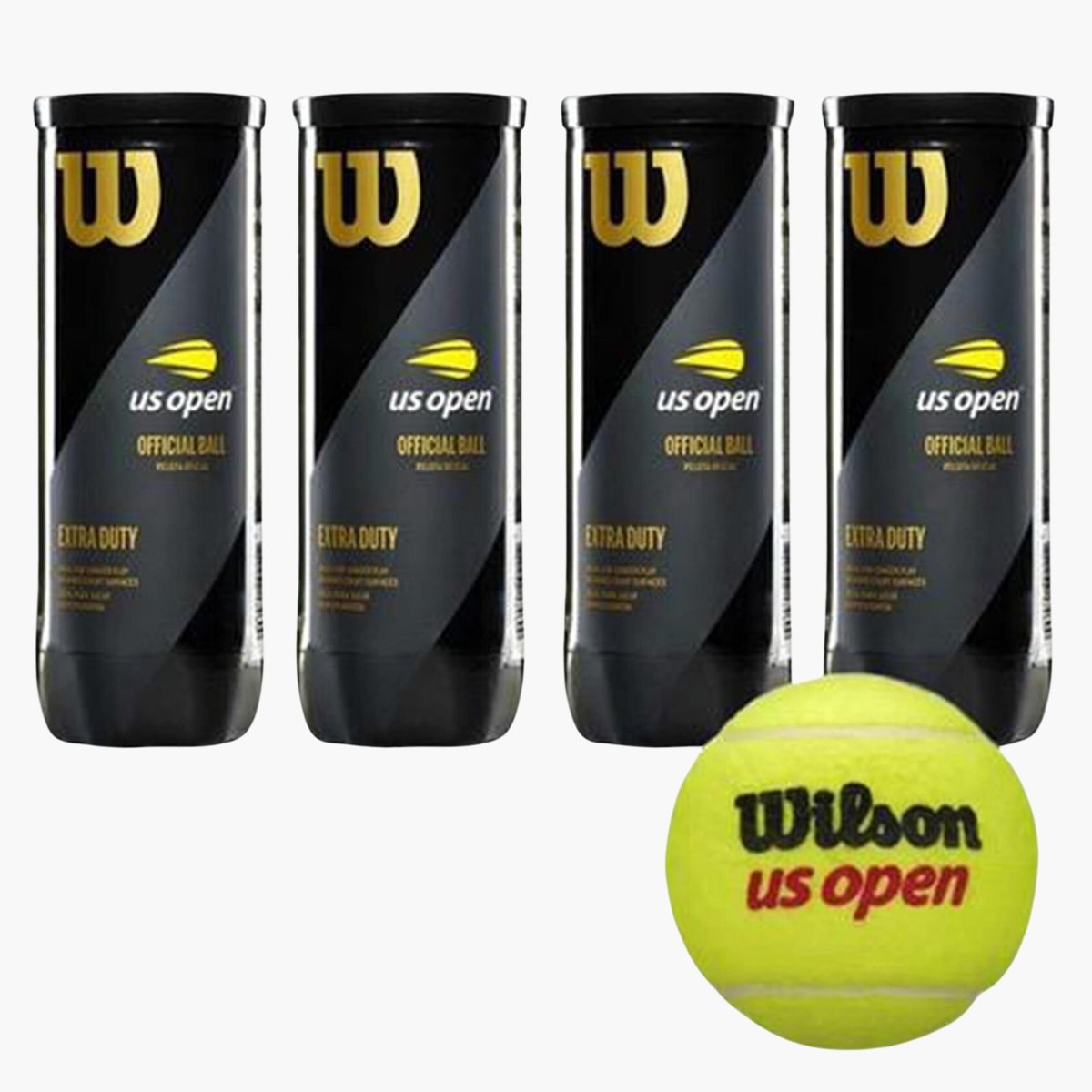Wilson US Open Tennis Ball 3'lü 4 Kutu