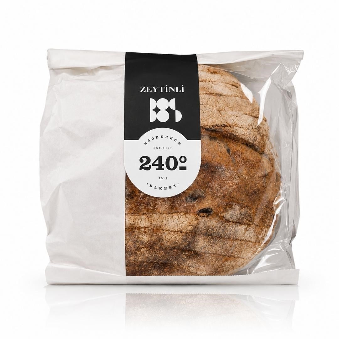 240 ° Zeytinli Ekmek