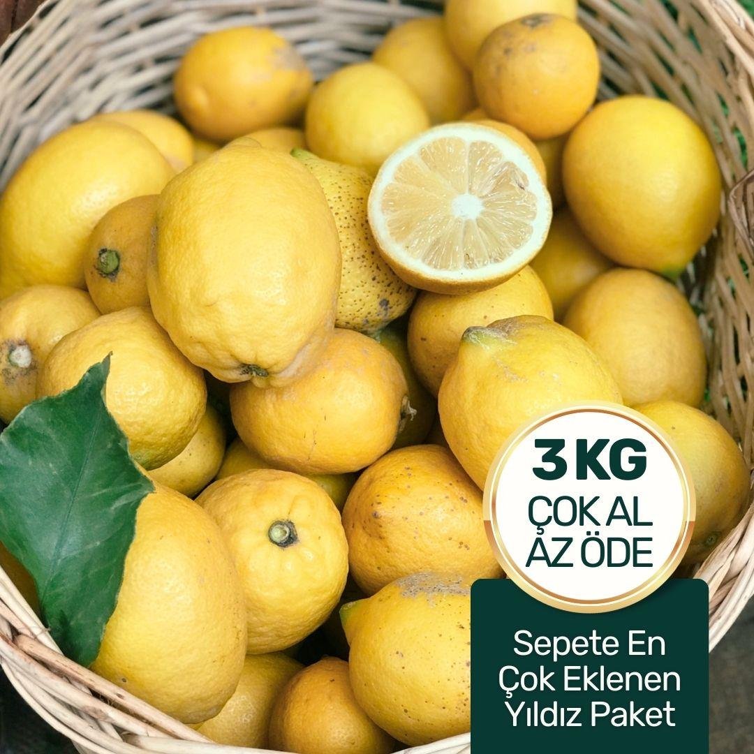 3 Kg Organik Limon Paketi