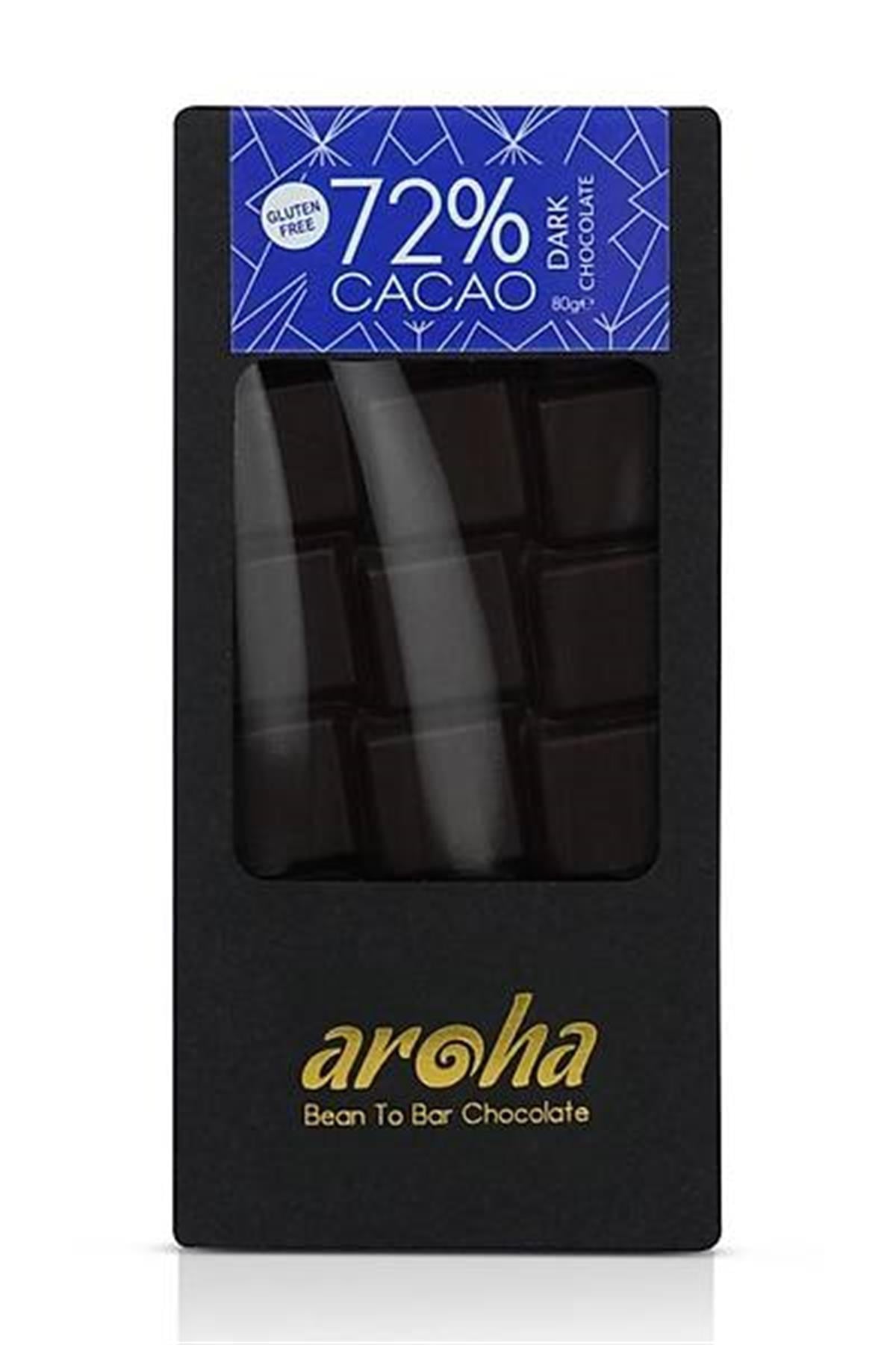 Aroha %72 Bitter Çikolata 80 Gr