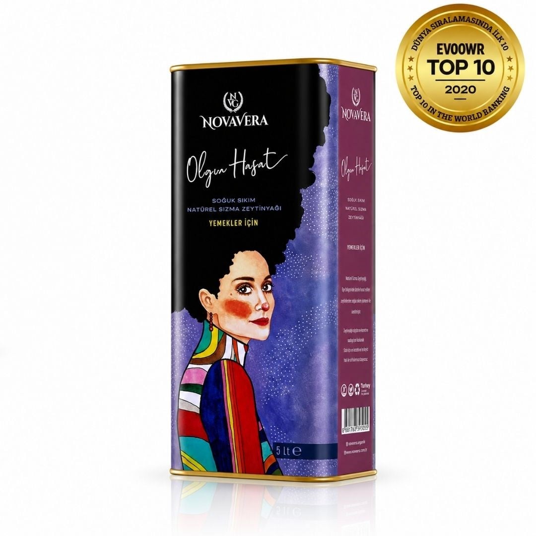 Ayvalık Olgun Hasat Naturel Sızma Zeytinyağı  5 LT - Novavera