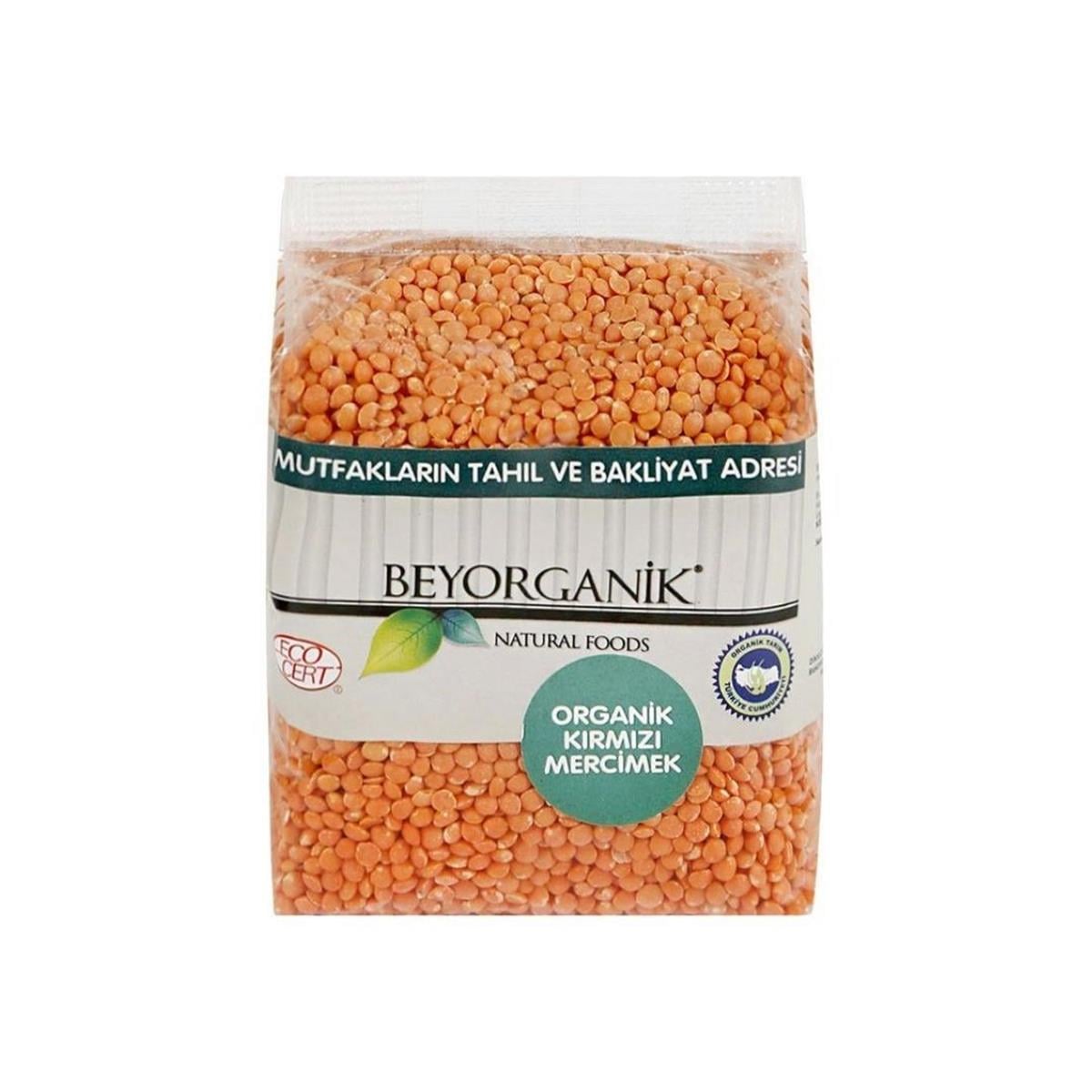 Beyorganik Organik Kırmızı Mercimek 500 Gr