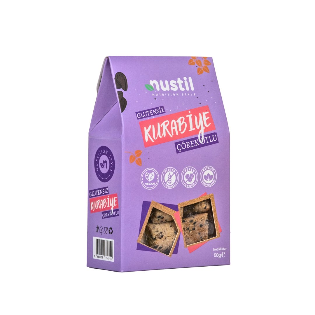 Çörekotlu Kurabiye 50 gr - Nustil