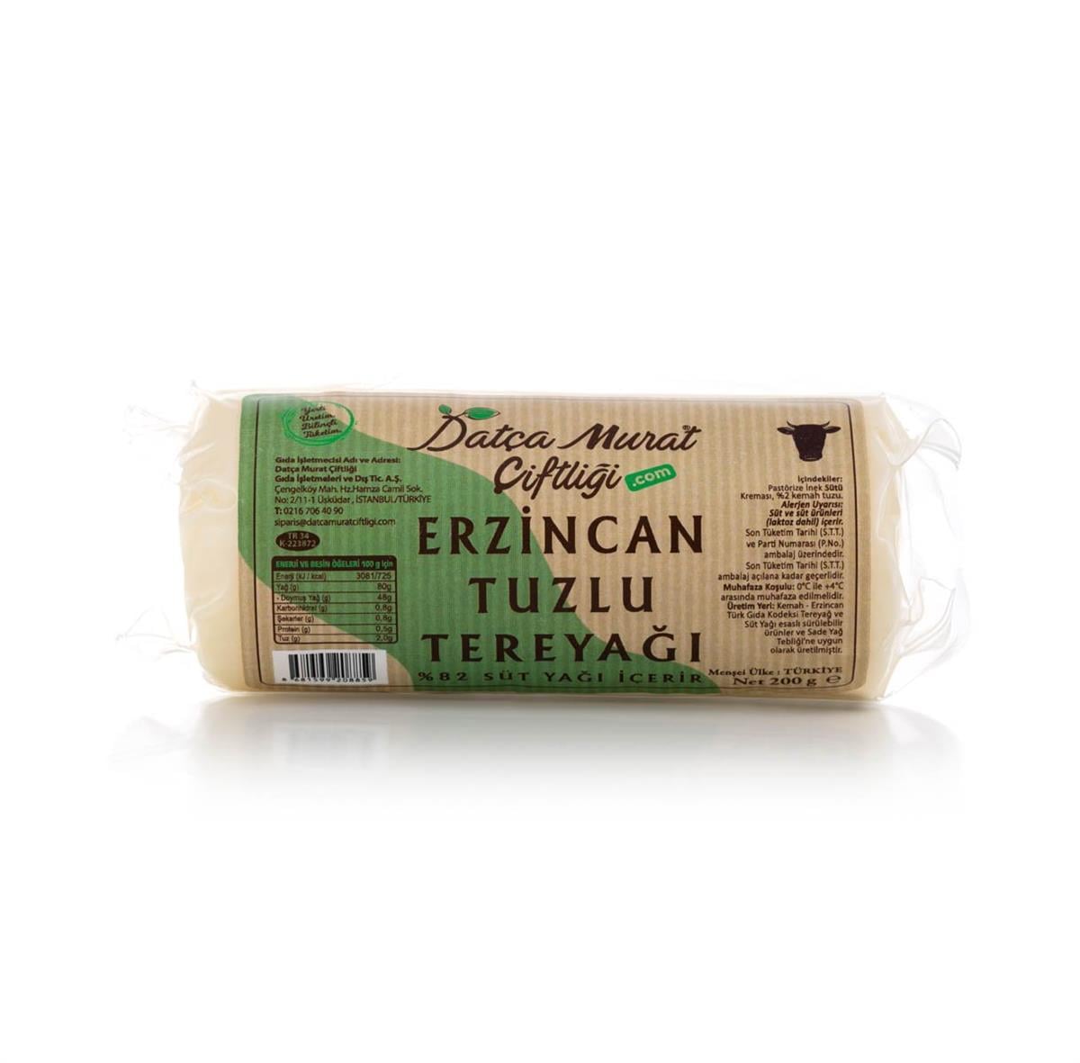 Erzincan Tuzlu Tereyağı 200 gr