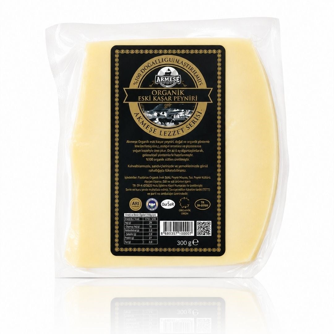 Eski Kaşar Peynir 300 gr - Akmeşe