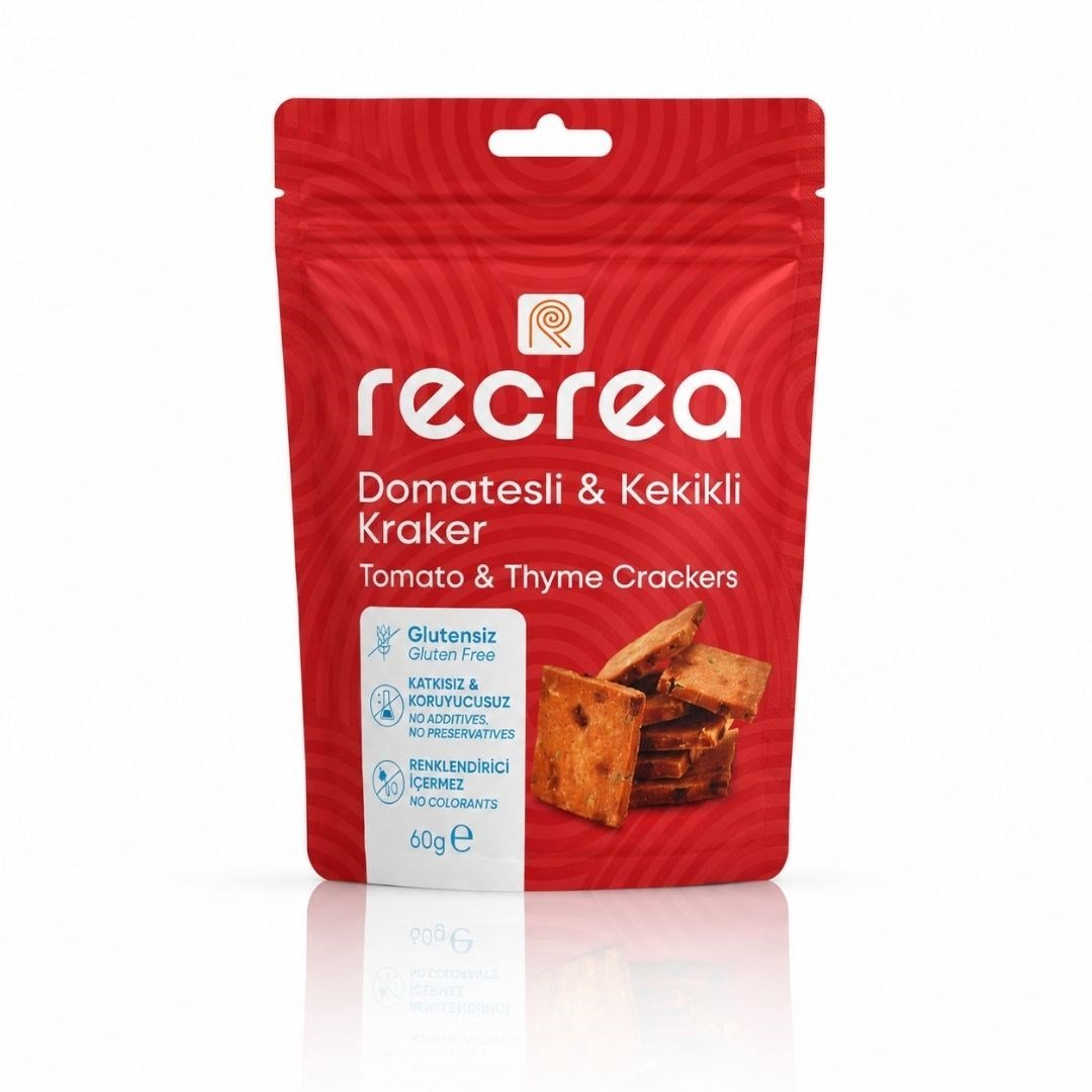 Glutensiz Domatesli & Kekikli Çubuk 60 gr - Recrea