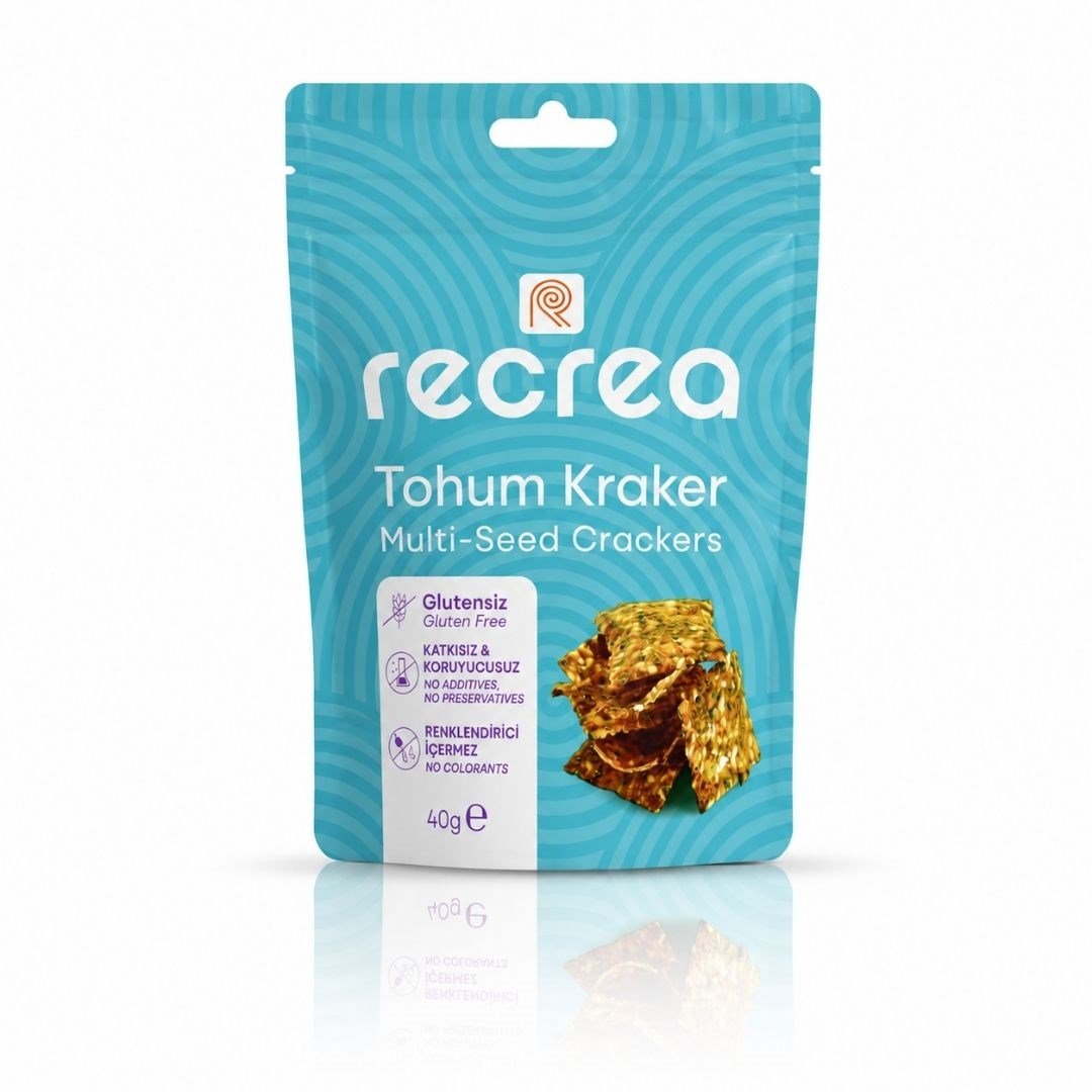 Glutensiz Tohum Kraker 40 gr - Recrea