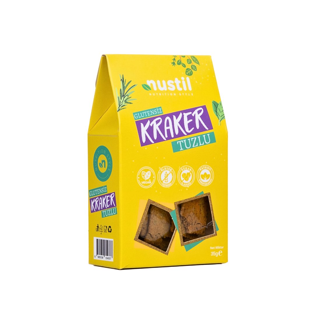 Glutensiz Tuzlu Kraker 35 gr - Nustil