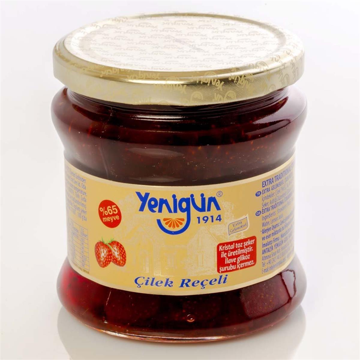 Gold Seri Çilek Reçeli  450 gr- Yenigün