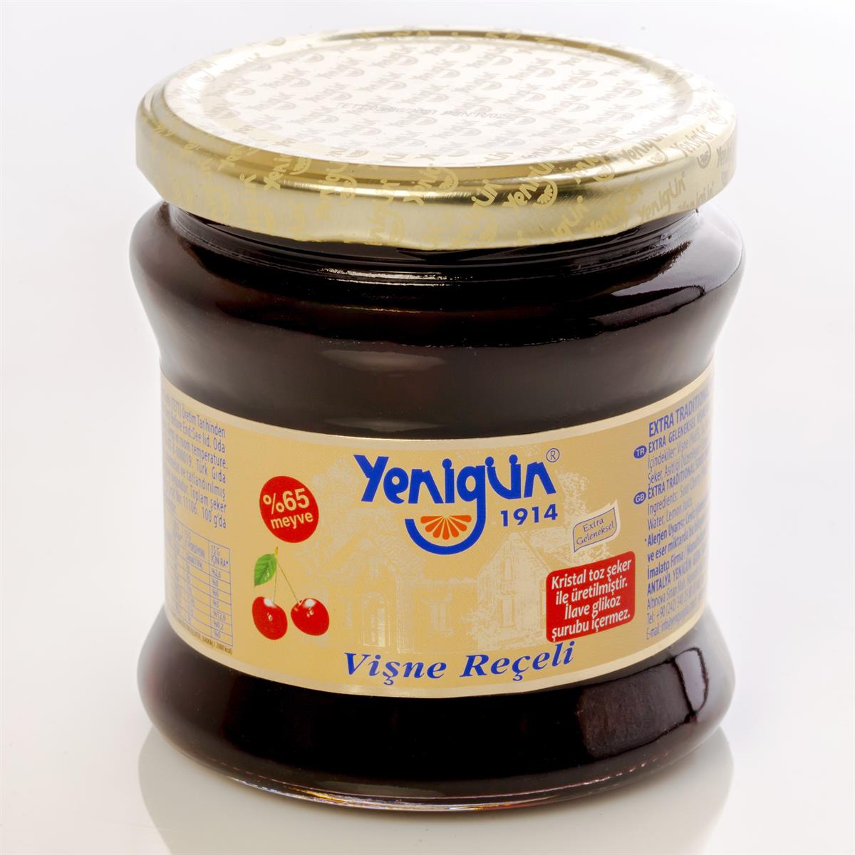 Gold Seri Vişne  Reçeli  450 gr- Yenigün