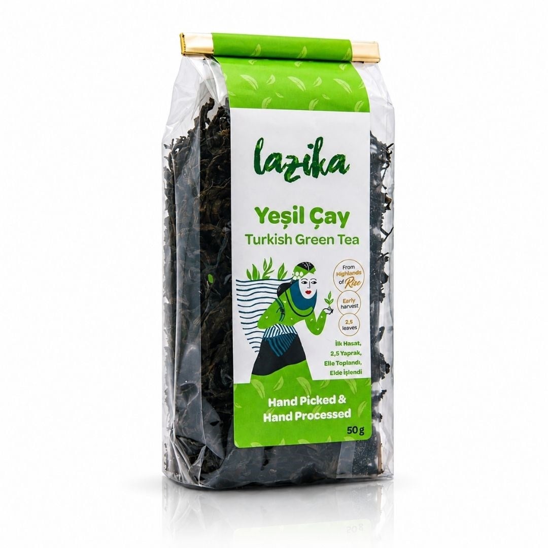 Lazika - El Yapımı Yeşil Çay 50 gr