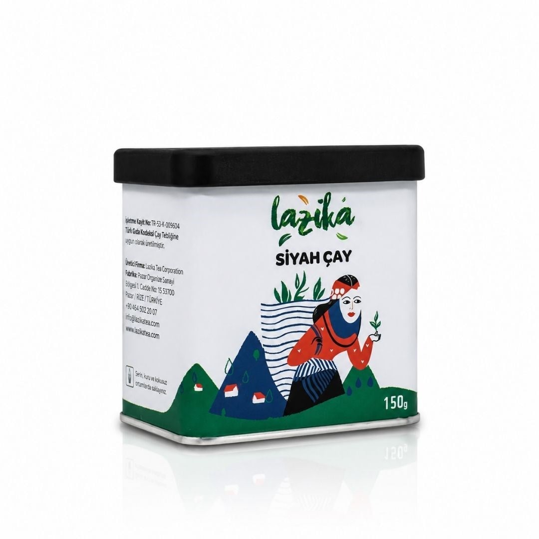 Lazika - Metal Kutu Siyah Çay 150 gr