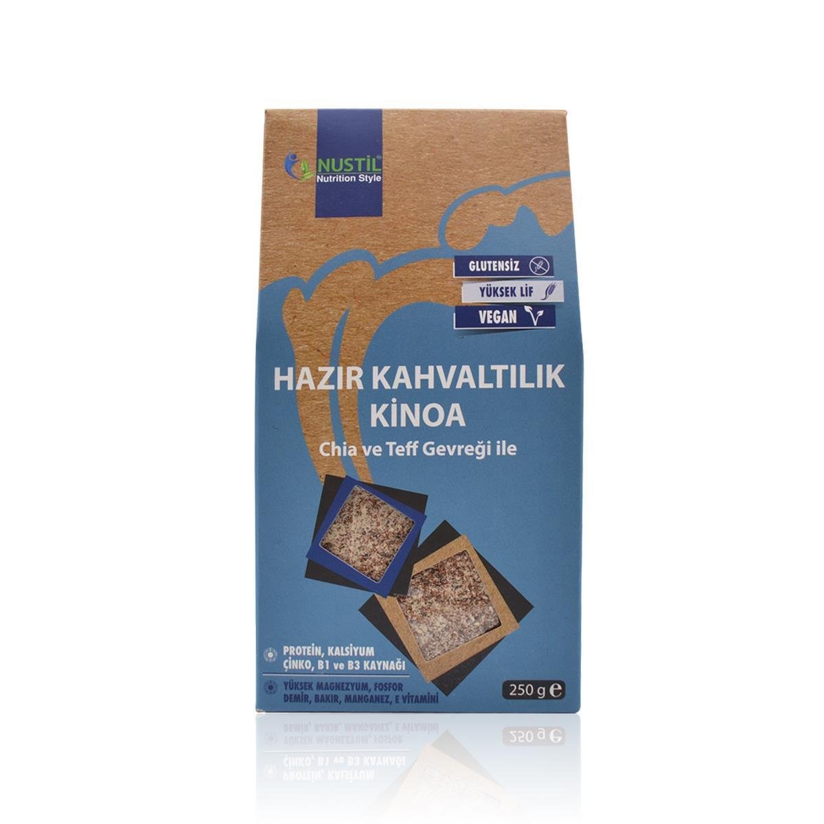 Nustil-Glutensiz Hazır Kahvaltılık Kinoa 250 g