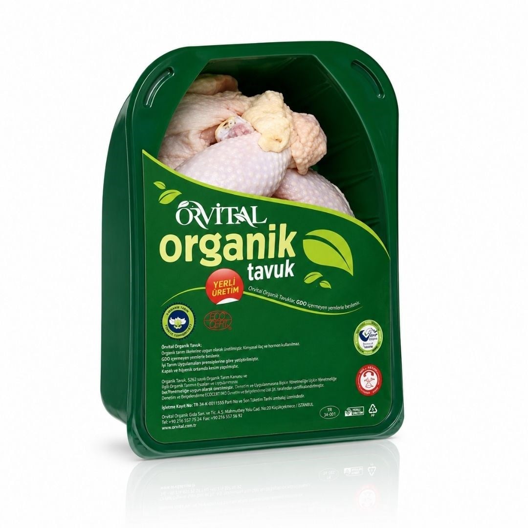Organik Bütün Piliç 1.5 kg - Orvital
