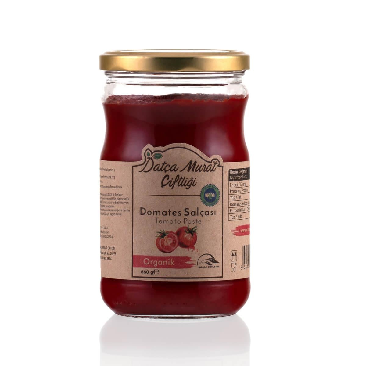Organik Domates Salçası 660 gr
