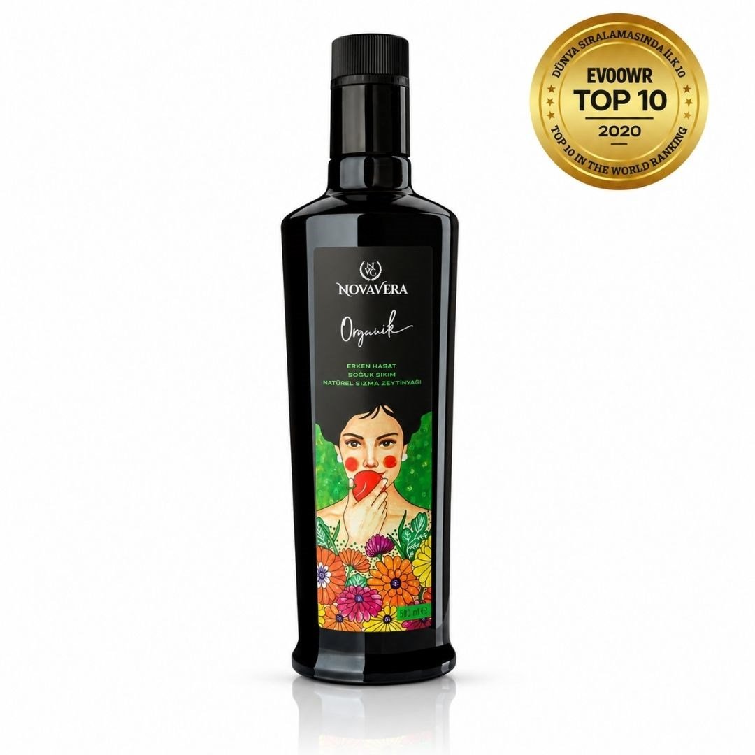 Organik Erken Hasat Naturel Sızma Zeytinyağı 500ml - Novavera