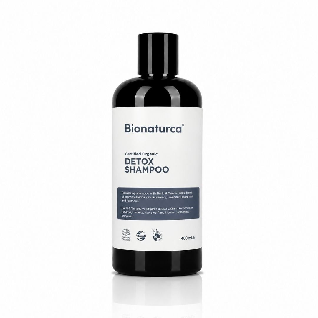 Organik Sertifikalı Arındırıcı Detoks Şampuan 400 ml - Bionaturca