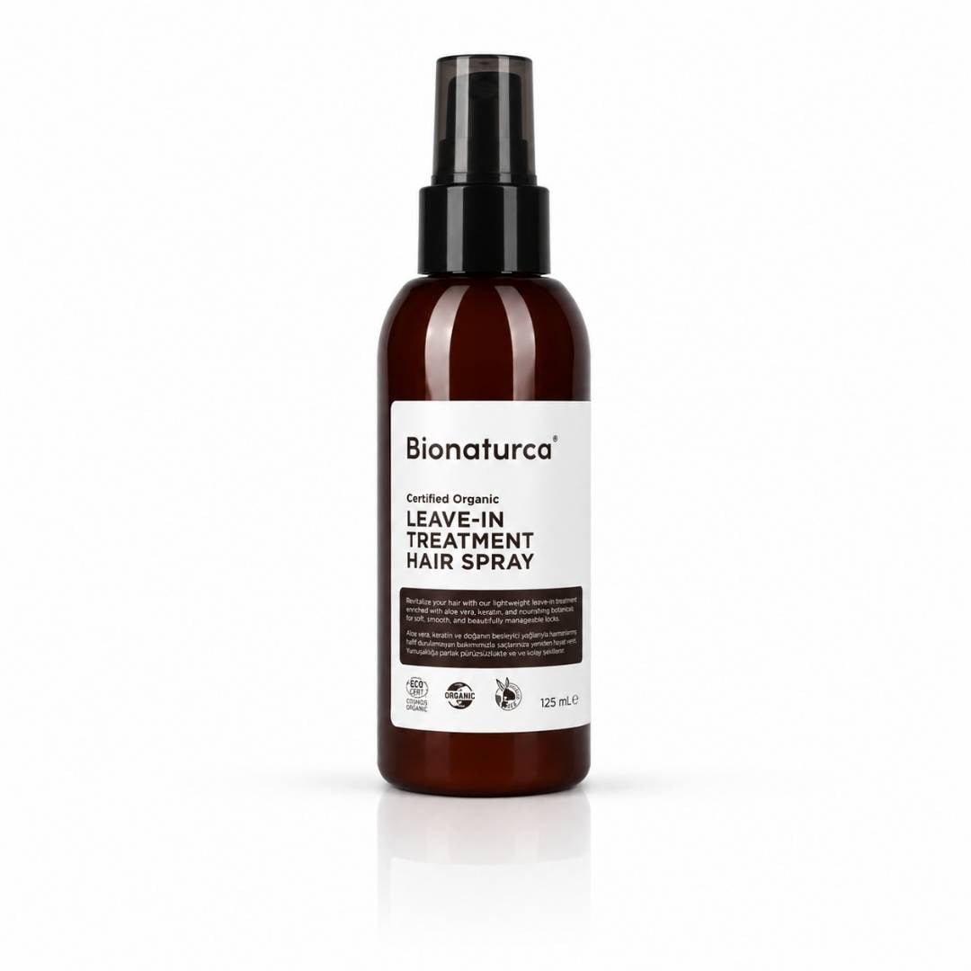 Organik Sertifikalı Hacimlendirici Kolay Saç Tarama Spreyi 125 ml