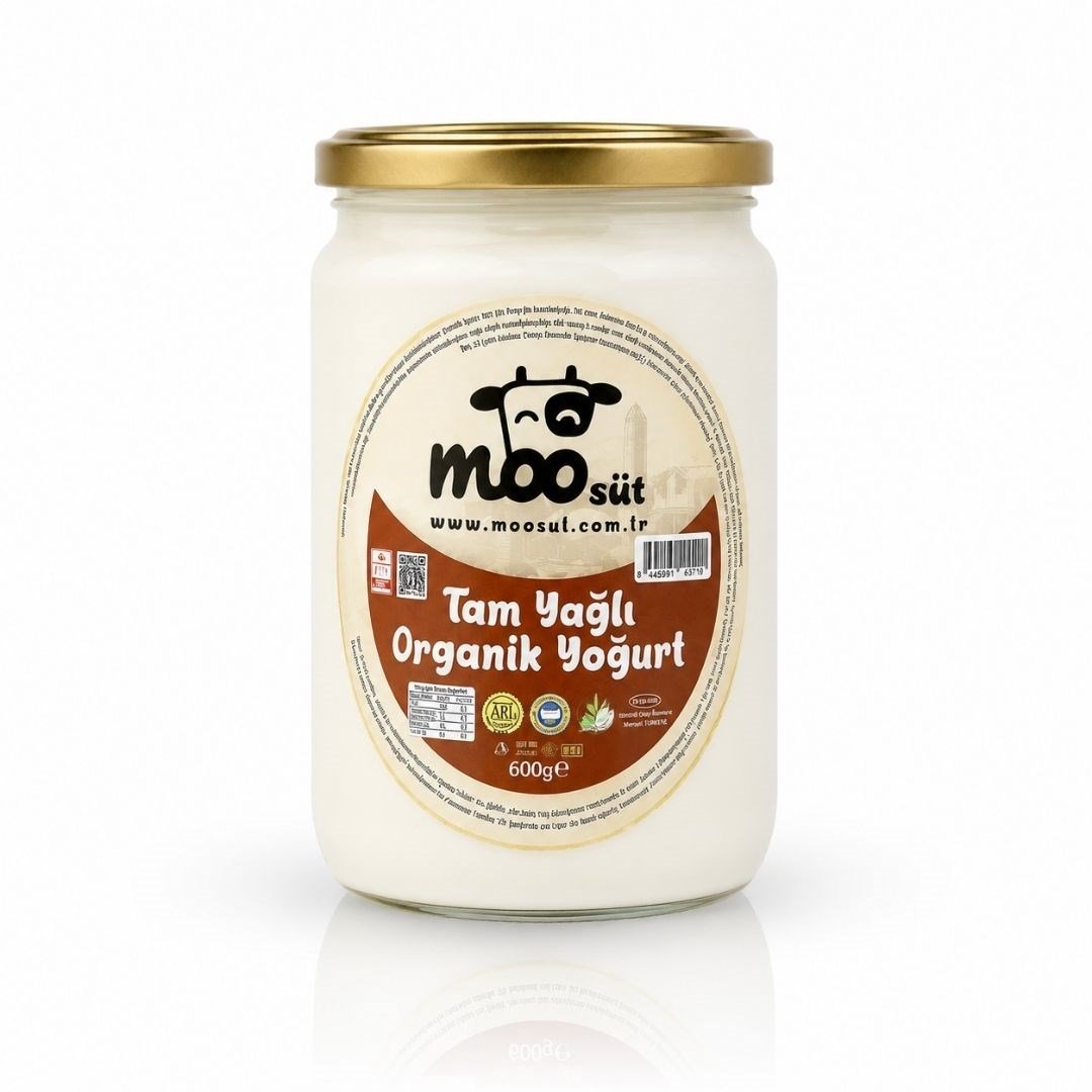 Organik Tam Yağlı Yoğurt 600 gr - Moo Süt