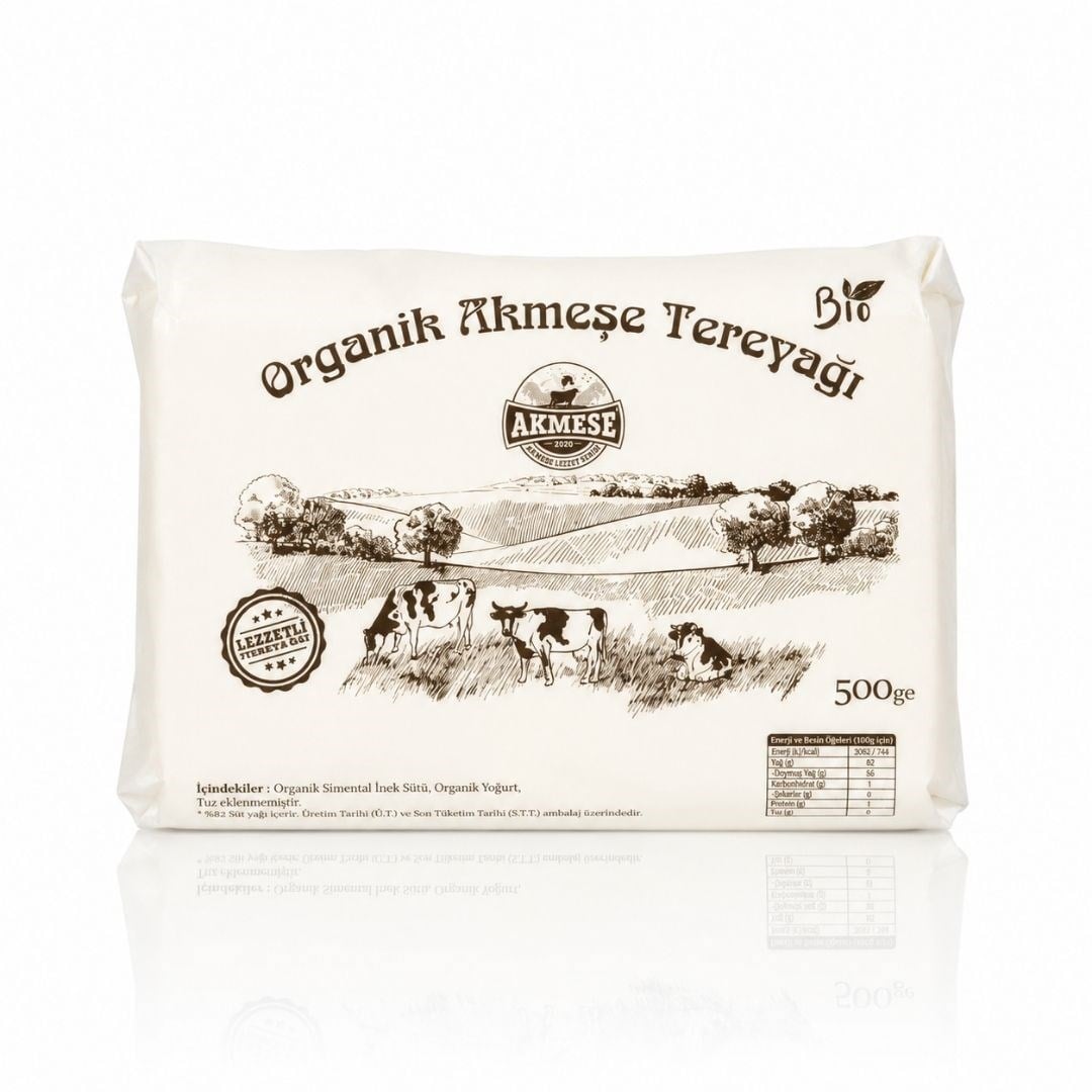 Organik Tereyağı 500 gr - Akmeşe