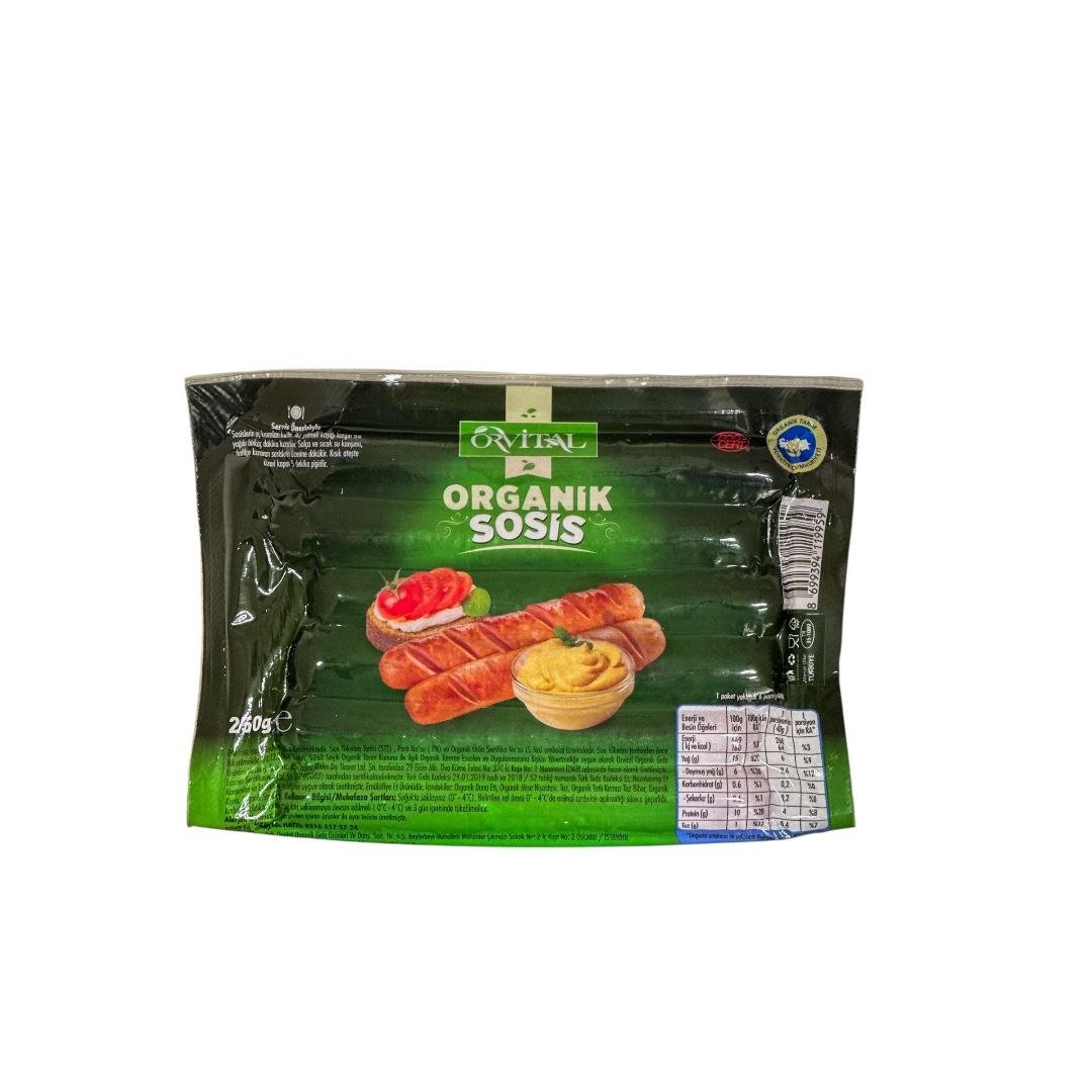 Orvital Organik Sosis 250 gr - Orvital