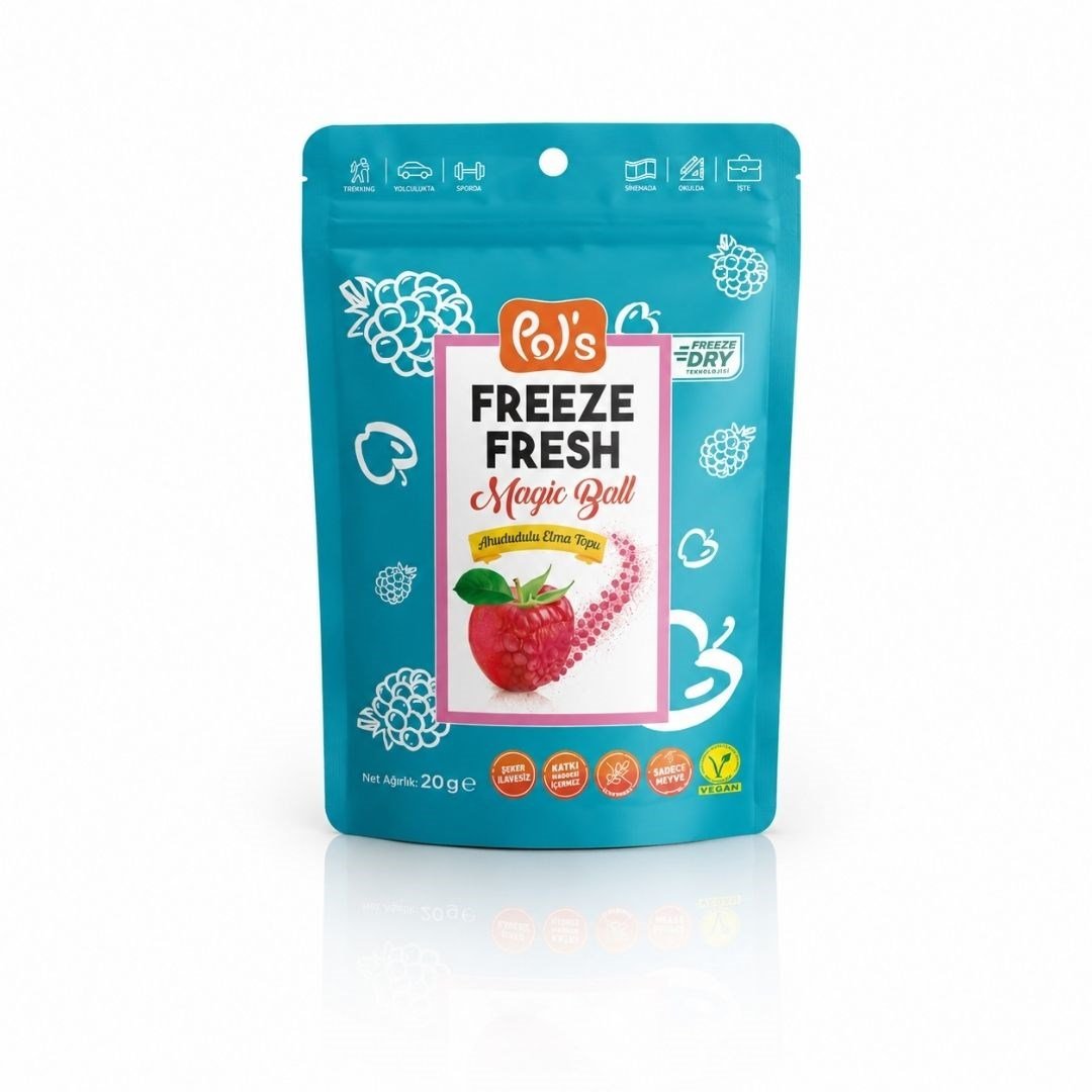 Pol's-Freeze Fresh Ahududulu Elma Topu 16 gr