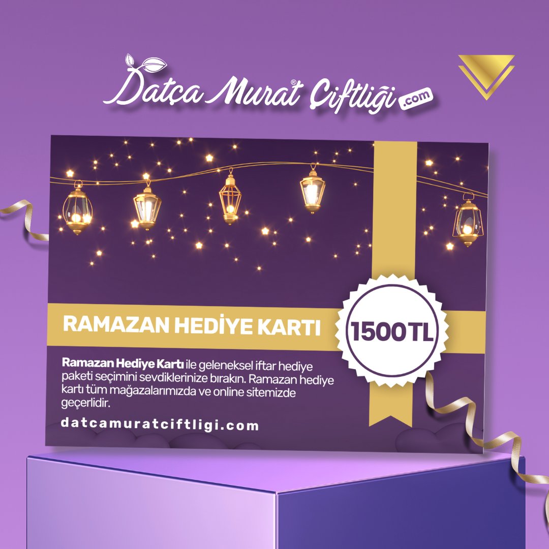 Ramazan Hediye Kartı - 1500 TL