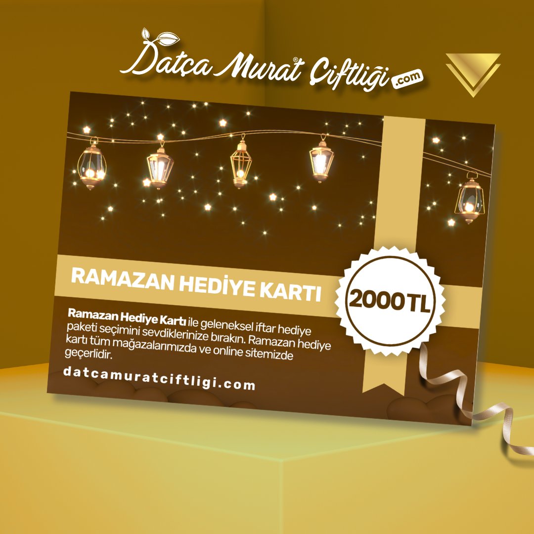 Ramazan Hediye Kartı - 2000 TL