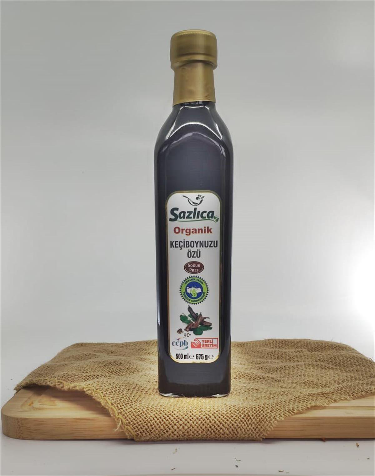 SAZLICA - ORGANİK KEÇİBOYNUZU ÖZÜ - 500 ML - ORGANIC CAROB EXTRACT