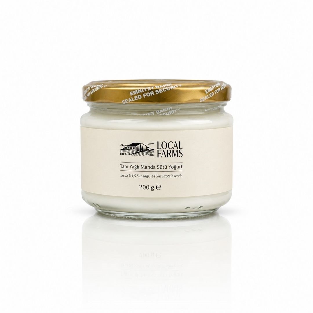 Tam Yağlı Manda Yoğurdu 200 gr - Local Farms